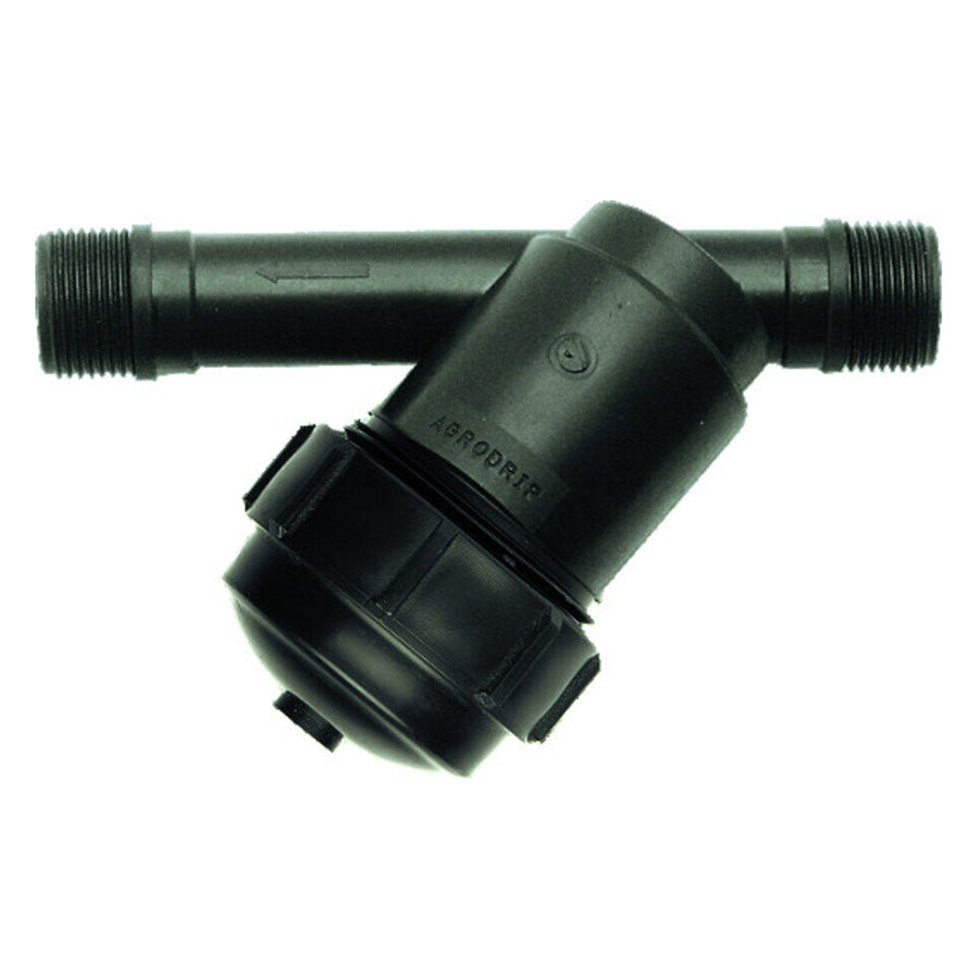 Bevattning in-line filter - Stor - Super Filter 6 bar - 3/4" x 3/4"