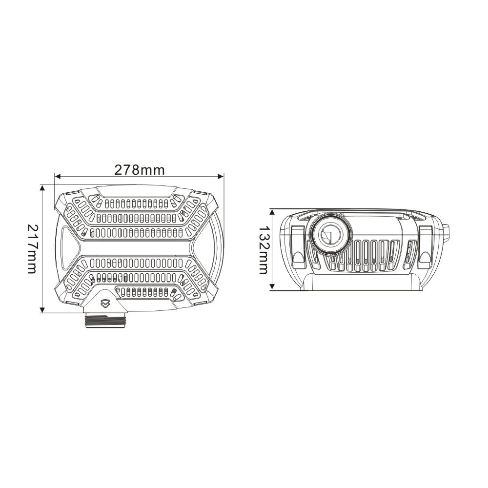 BluFlow 10.000 - Energiezuinige filterpomp voor vijver - 10.000 l/u - 80 watt