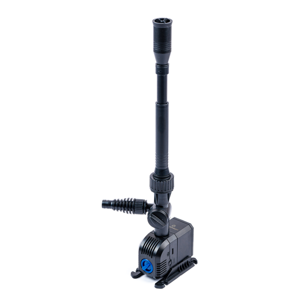 BluFlow Control 600 - Justerbar fontänpump - 8 watt - Med fontänset
