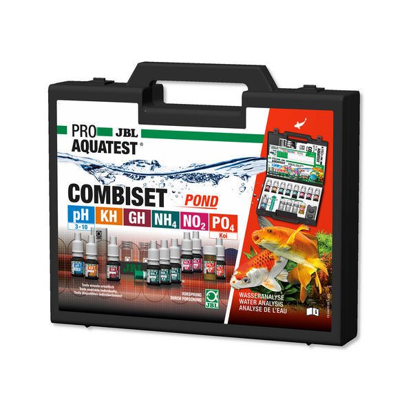 JBL ProAquaTest CombiSet Pond - Complete Pond Water Test Kit for 6 Key Parameters